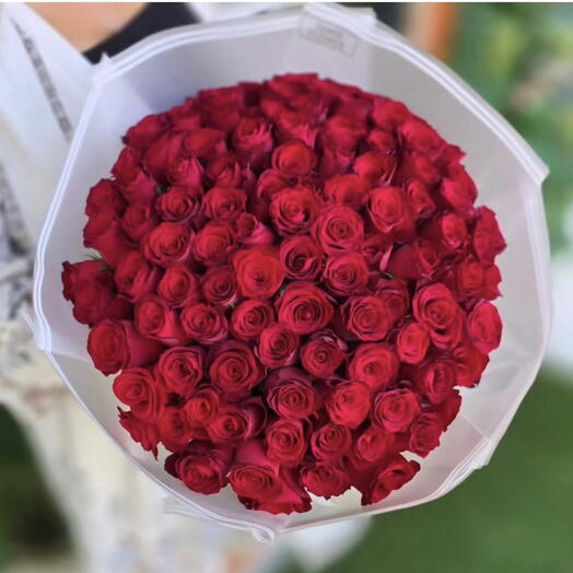 Klasik bir gul buketi