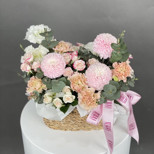 Çiçek sepeti no1