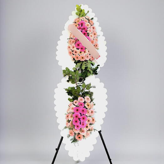 Jumbo 2 Katlı Pembe Duğun Çelengi