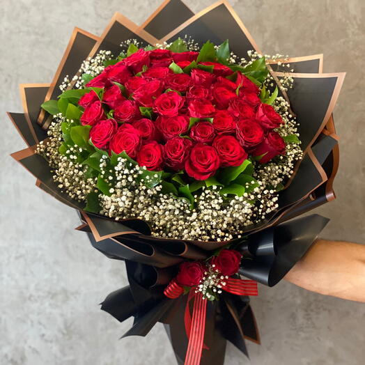 Red rose bouquet