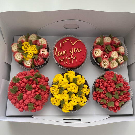 Anneler gunu cupcake set