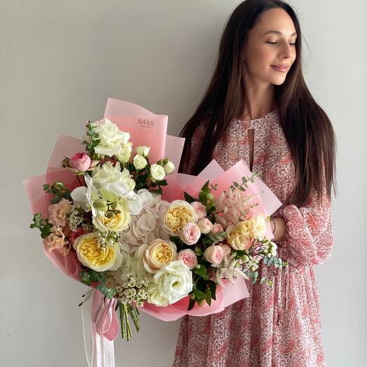 Orkide ve Güller Karışımı