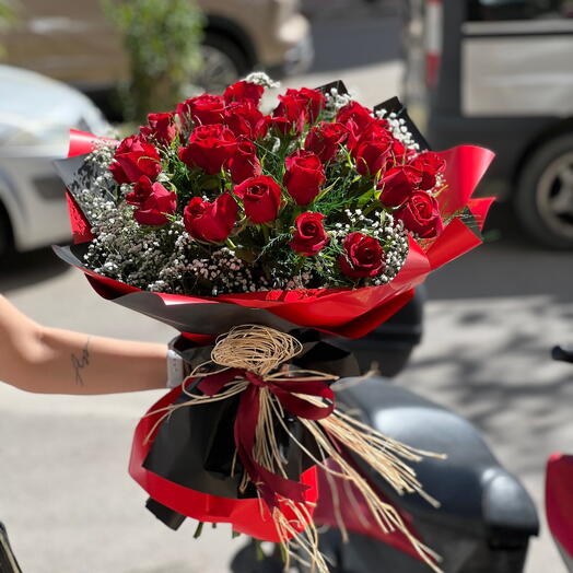 Kırmızı Gul buketi