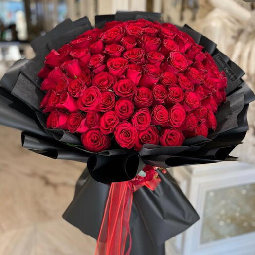 101 İthal Gul Buketi