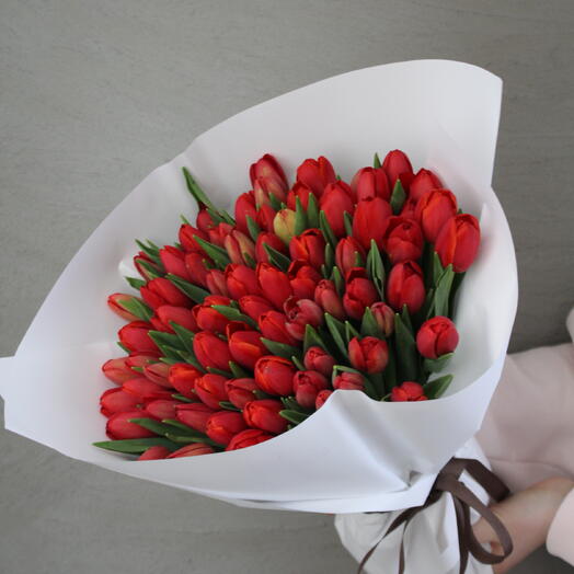 Kırmızı Lale Buketi