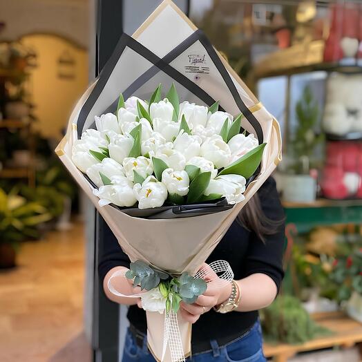 Beyaz Zarafet Buketi