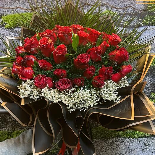 Point Flowers 41 li Kırmızı Gul