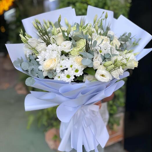 Lisyanus Papatya Mix Buket 🤍