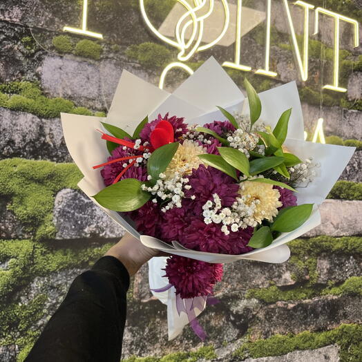 Point Flowers Mix Krizantem Buket