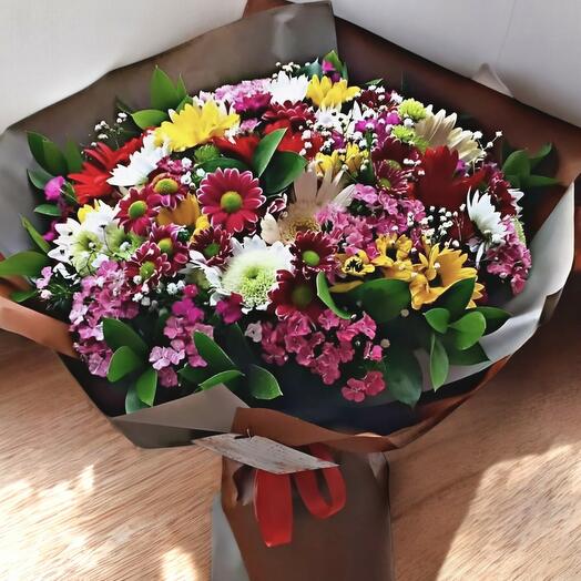 Burst of Color Wildflower Bouquet