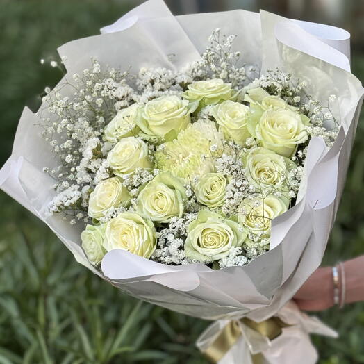 Anastasia and white rose lux