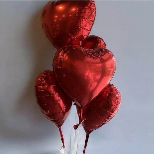 5 adet Kalpli Hellium Balon