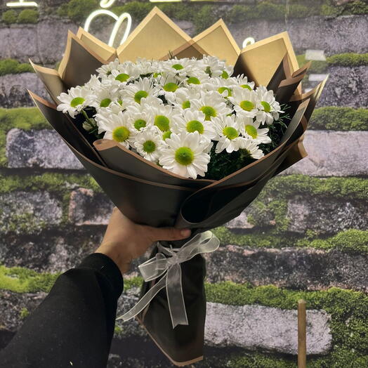 S Beyaz Papatya Buketi