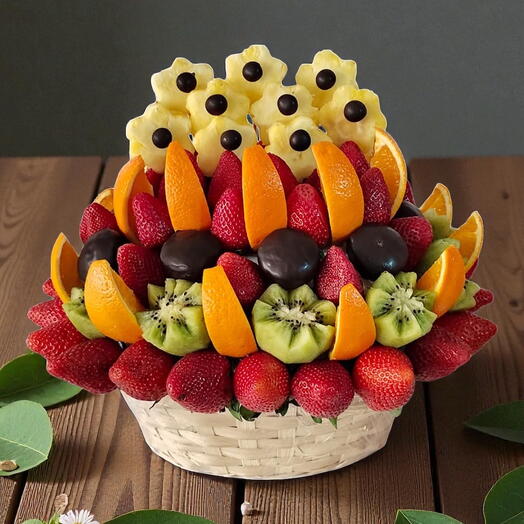 Lezzet Dolu Şifalı Meyve Sepeti