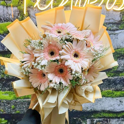 Pembe Gerbera Buketi