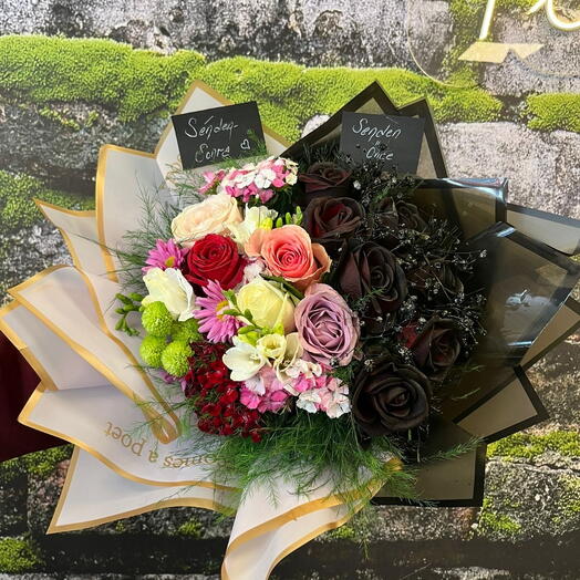 Trend Mega Boy Canlı Senden Önce Senden Sonra Buketi