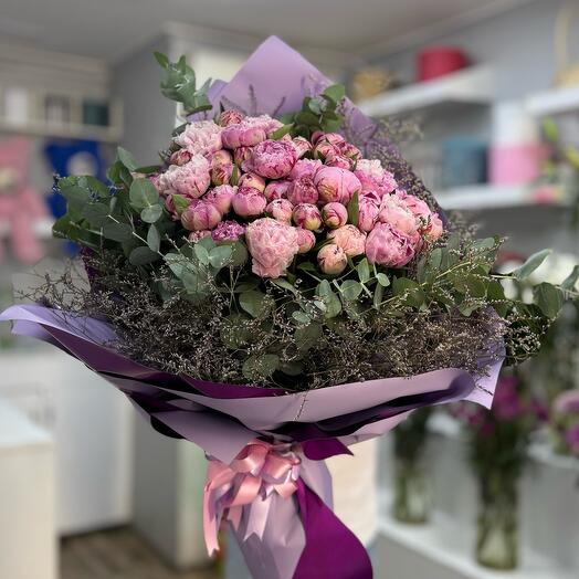 50 adet şakayık buketi