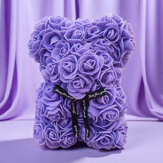 Lilac roses teddy bear-lila gul ayıcık