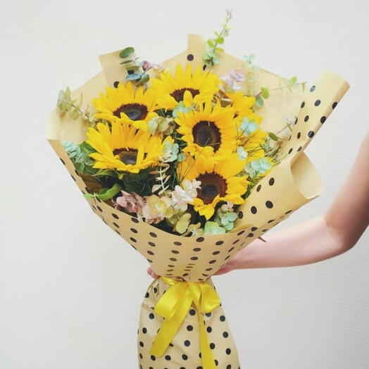 Ay Çiçeği Buketi
