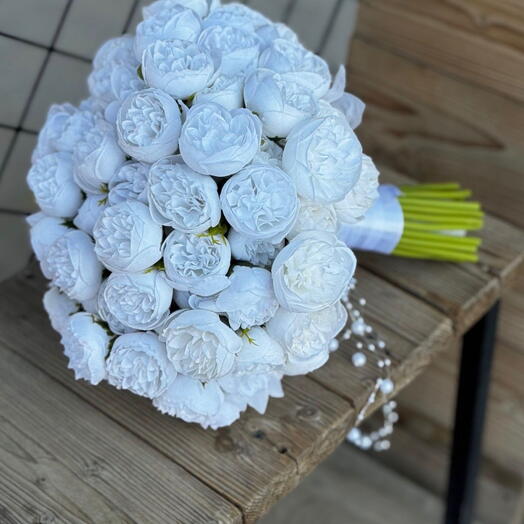 Beyaz Şakayık Demeti (Yapay)