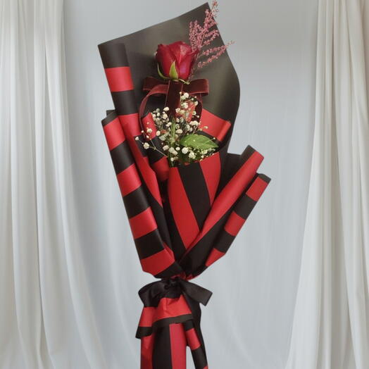 Kırmızı gul tekli 60 cm