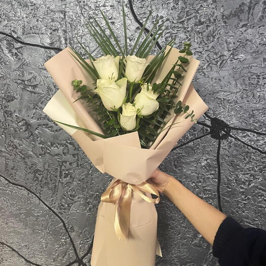 BEYAZ GÜLLER BUKETİ