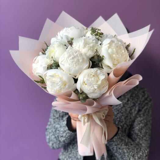 Beyaz Şakayık Buketi