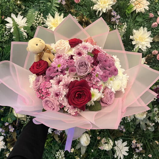 Mega Boy İthal Kasımpatı Gul Buketi