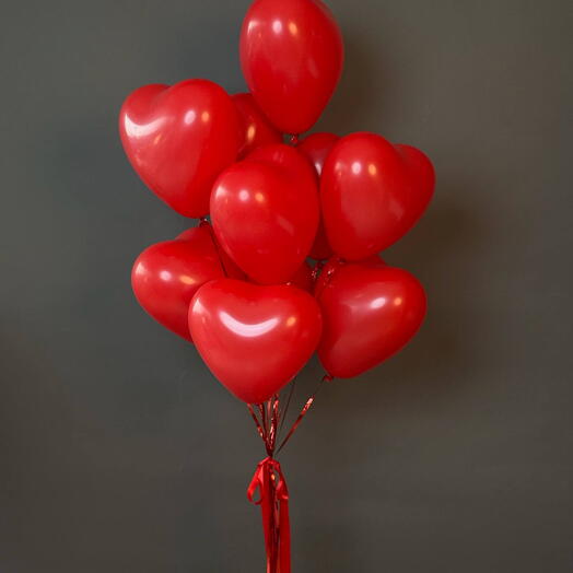 10 adet kırmızı lateks balon  seti