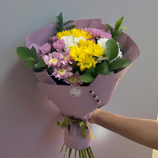 Karışık Papatya Buketi