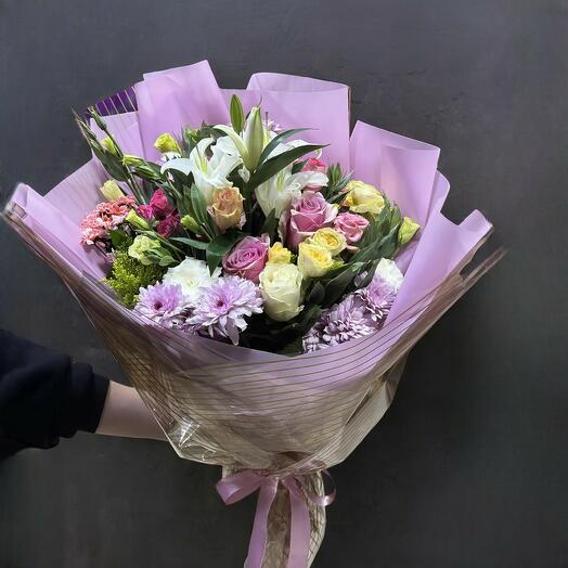 Pastel Çiçek Buketi