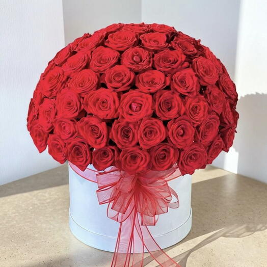 Kutuda 71 Kırmızı Gül