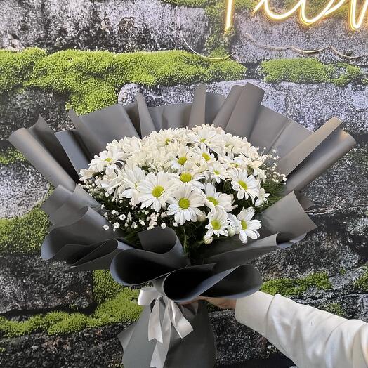 Point Flowers Beyaz Papatya