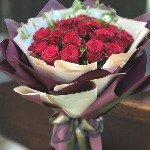 Red rose bouquet