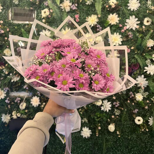 Pembe Papatya Buketi