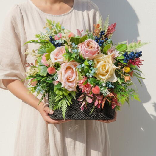 Yapay çiçek buketi