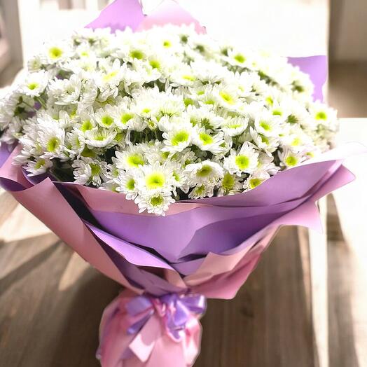 Buyuk Boy 80 Adet Beyaz Papatya Buketi - Şıklığın ve Zarafetin Sembolu