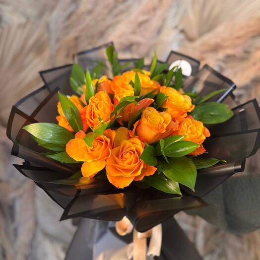 Orange Rose Bouquet