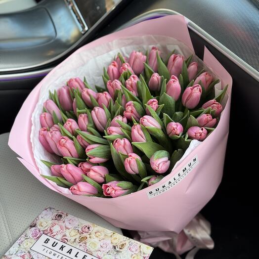 51 pink tulip