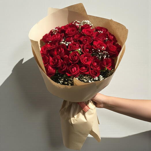 37 Kırmızı Gul Buketi