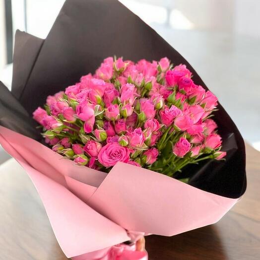 Pembe Mini Gul Buketi