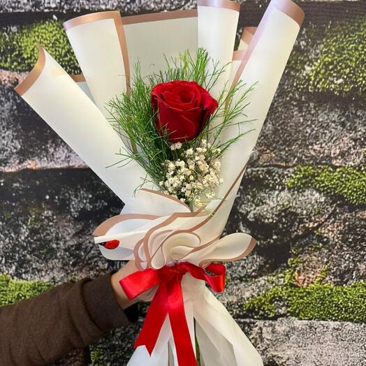 Tekli Kırmızı Gul