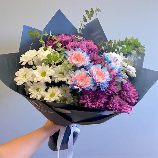 Karışık papatya buketi