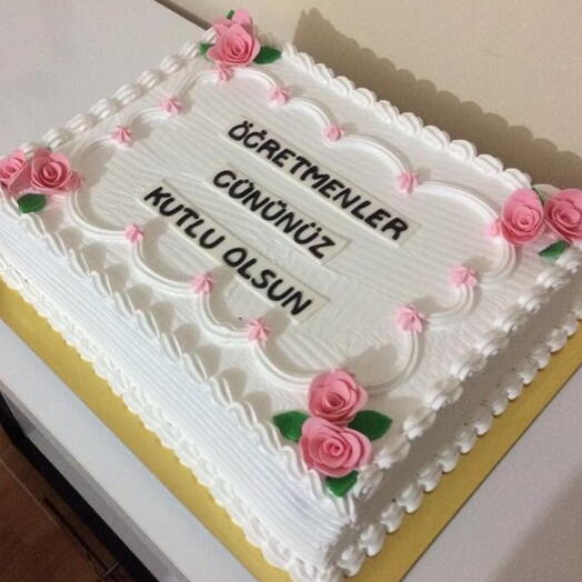 ÖĞRETMENLER GÜNÜ ÖZEL PASTA