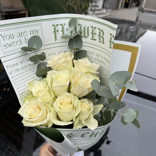 White Rose Bouquet