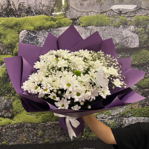 Beyaz Papatya Buketi Large