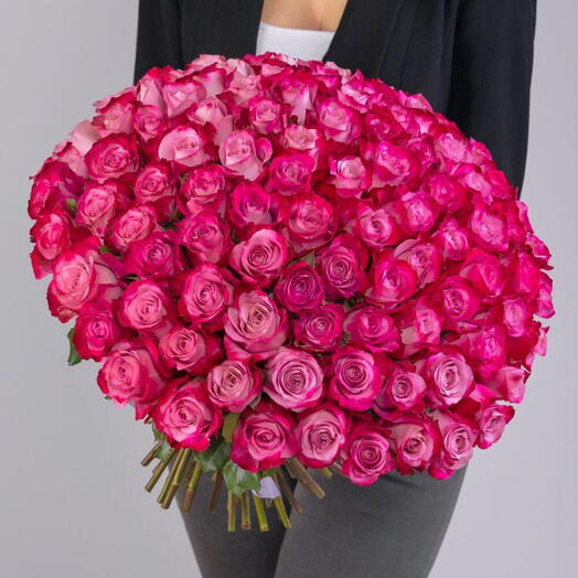 101 Pink Roses Bouquet