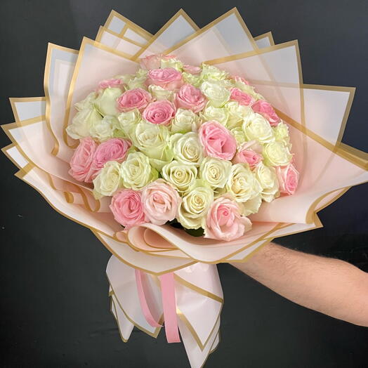 41 Pink and White Roses