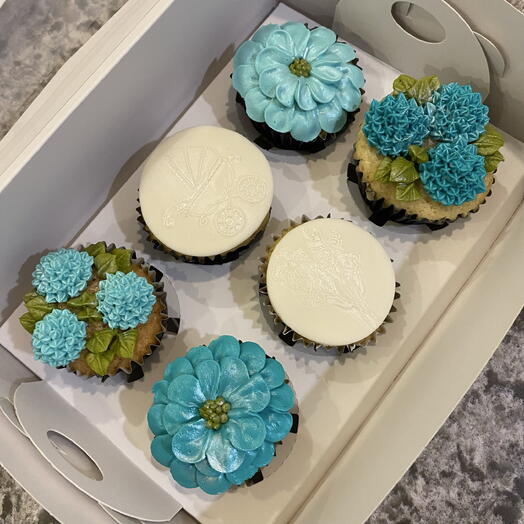 Baby Boy Cupcake - Erkek Bebek Kapkek (6)