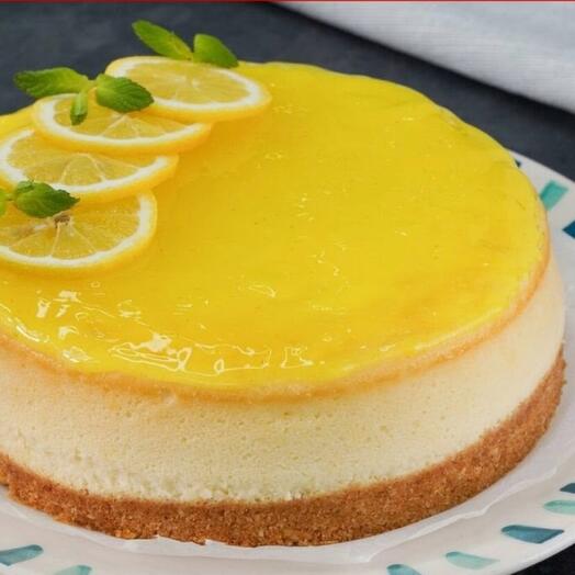 Lemon cheesecake